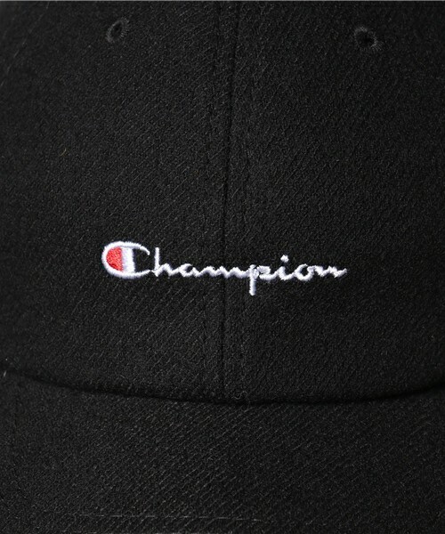 Champion（チャンピオン）の「Champion WOOL LOGO CAP CP1604-09（キャップ・メンズ・ブラック/グレー/ネイビー・ONE SIZE）」の6枚目の写真