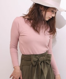 Bab Bou Jeloud | 【Bab】リブニットオフショルダートップス(ニット/セーター)