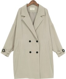 Dailyabout | ベーシックダブルボタントレンチコート(P0000VQL)(トレンチコート)