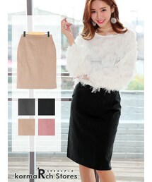 KORMARCH | バックスリットタイトスカート(スカート)