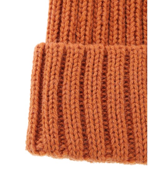 Ungrid（アングリッド）の「リブニット帽（帽子・レディース・オフホワイト/グレー/オレンジ・F）」の6枚目の写真