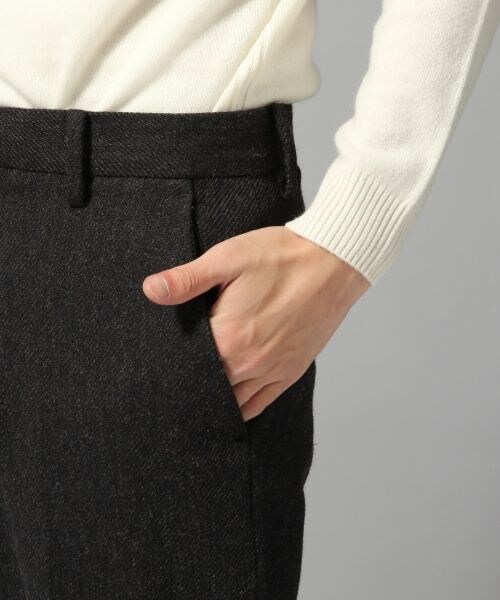 HARE（ハレ）の「ツイードテーパードパンツ（パンツ・グレー/ブラウン/ネイビー）」の9枚目の写真