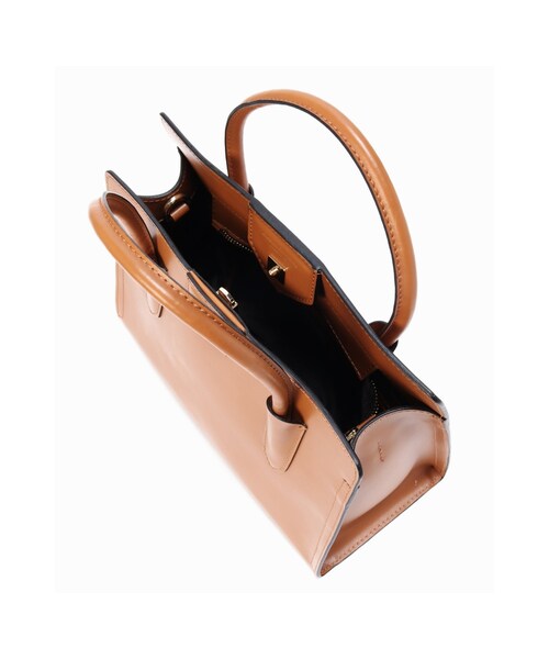 FRAMeWORK(フレームワーク)の「GIANNI CHIARINI 2Wayトート(バッグ・ブラック/キャメル・フリー)」の7枚目の写真
