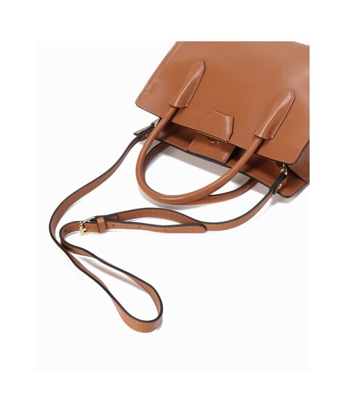FRAMeWORK(フレームワーク)の「GIANNI CHIARINI 2Wayトート(バッグ・ブラック/キャメル・フリー)」の5枚目の写真