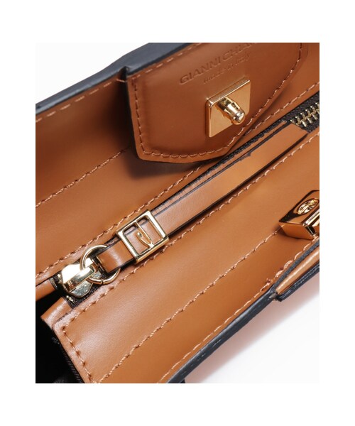 FRAMeWORK(フレームワーク)の「GIANNI CHIARINI 2Wayトート(バッグ・ブラック/キャメル・フリー)」の16枚目の写真