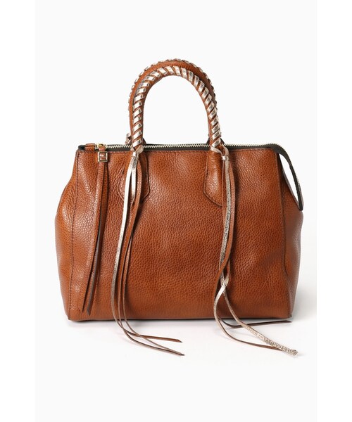 FRAMeWORK(フレームワーク)の「GIANNI CHIARINIフリンジボストン(バッグ・ブラウン/キャメル・フリー)」の2枚目の写真