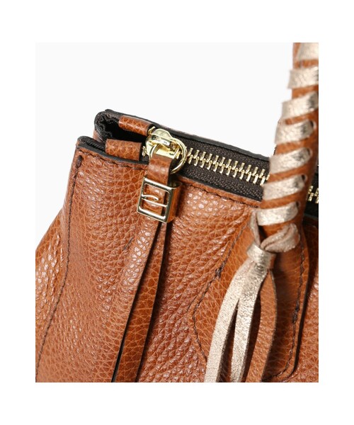 FRAMeWORK(フレームワーク)の「GIANNI CHIARINIフリンジボストン(バッグ・ブラウン/キャメル・フリー)」の15枚目の写真