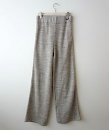 LEONIAS | LEONIAS RIB DOUBLEFACE WIDE PANTS(その他パンツ)