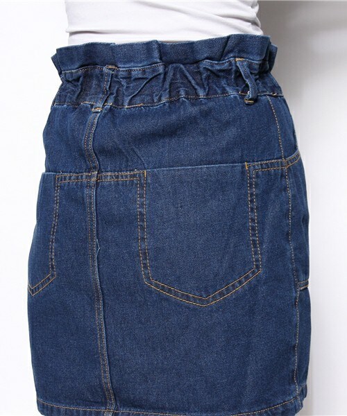 Aunt Marie's（アントマリーズ）の「【2014春物】ﾃﾞﾆﾑタイトスカート（デニムスカート・レディース・ホワイト/ブルー/ネイビー・FREE）」の7枚目の写真