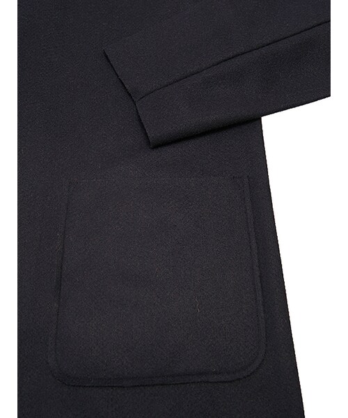 w closet（ダブルクローゼット）の「フード付コーディガン（ジャケット/アウター・レディース・グレー/レンガ/ネイビー・FREE）」の8枚目の写真