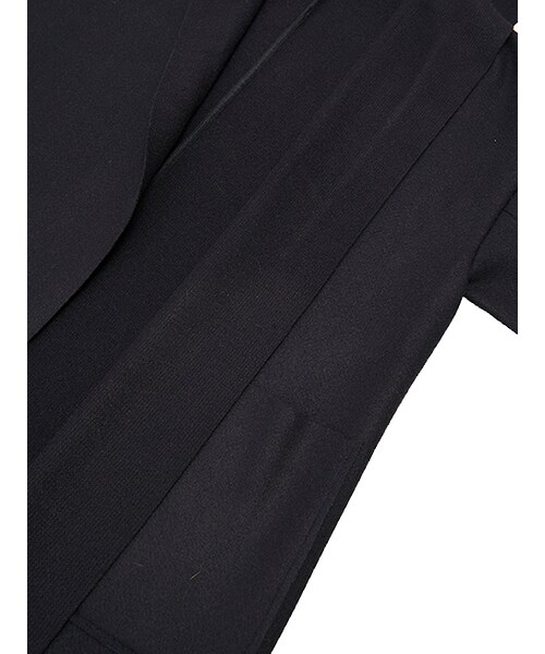 w closet（ダブルクローゼット）の「フード付コーディガン（ジャケット/アウター・レディース・グレー/レンガ/ネイビー・FREE）」の10枚目の写真