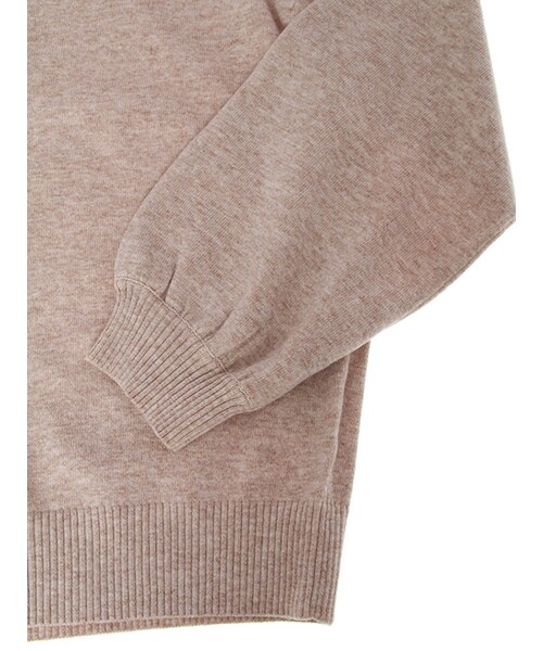 w closet(ダブルクローゼット)の「12Gオフショルニットプルオーバー(トップス・レディース・オフホワイト/チャコール/レッド/ベージュ・FREE)」の9枚目の写真