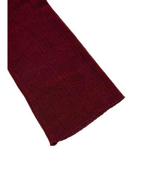 w closet（ダブルクローゼット）の「ワイドリブオフショルプルオーバー（トップス・レディース・ブラウン/エンジ/ブラック・FREE）」の8枚目の写真