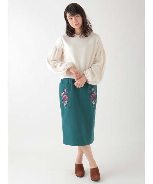 w closet（ダブルクローゼット）の「バルーンスリーブプルオーバー（トップス・レディース・アイボリー/Sグレー/ピンクベージュ/レンガ・FREE）」の12枚目の写真