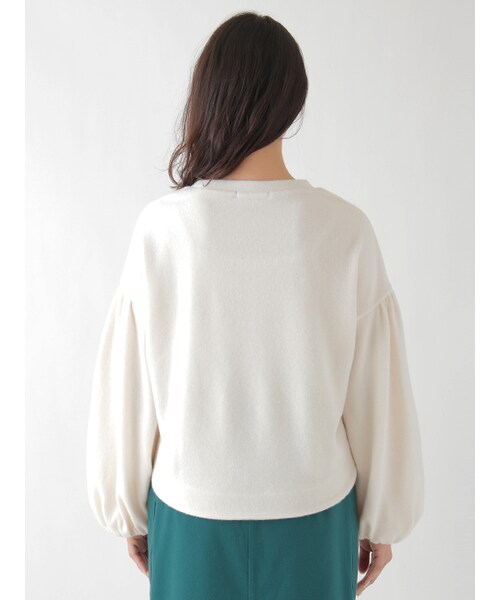 w closet（ダブルクローゼット）の「バルーンスリーブプルオーバー（トップス・レディース・アイボリー/Sグレー/ピンクベージュ/レンガ・FREE）」の7枚目の写真