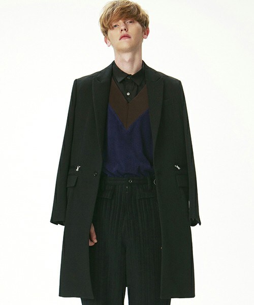 Kirov/キロフ/DOUBLE BELTS CHESTER COAT/2/ウール/KHK/016-7-025 