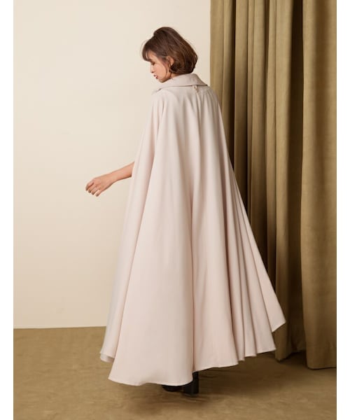 Marjorie（マージョリー）の「魔術師，兩件式披風大翻領背心長外套（ジャケット/アウター・レディース・深藍/杏・F）」の15枚目の写真