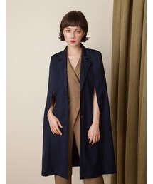 Marjorie | 夜行動物，披風式特殊剪裁西裝外套(ジャケット/アウター)