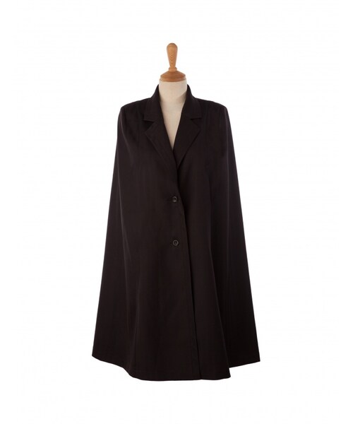 Marjorie（マージョリー）の「夜行動物，披風式特殊剪裁西裝外套（ジャケット/アウター・レディース・黑/深藍・F）」の7枚目の写真