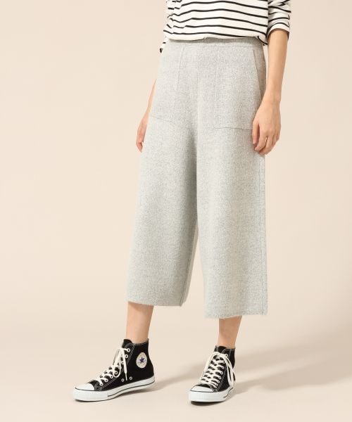 LOWRYS FARM（ローリーズファーム）の「７Ｇワイドパンツ（パンツ・アイボリー/ライトグレー/チャコール/ピンク/ブルー/ネイビー）」の2枚目の写真