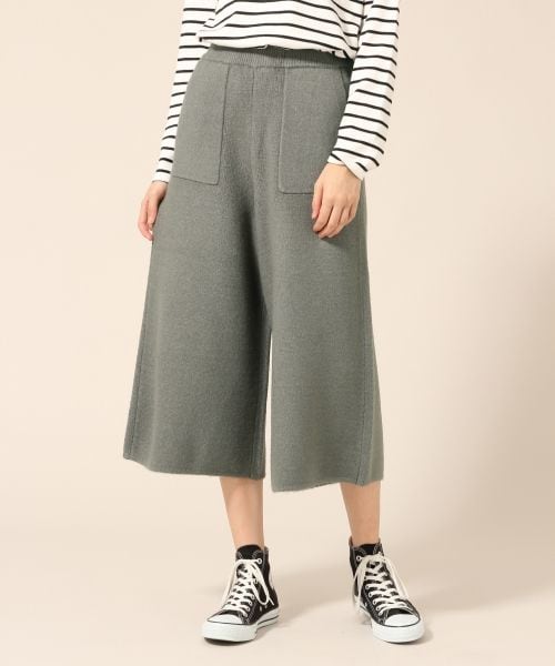 LOWRYS FARM（ローリーズファーム）の「７Ｇワイドパンツ（パンツ・アイボリー/ライトグレー/チャコール/ピンク/ブルー/ネイビー）」の3枚目の写真