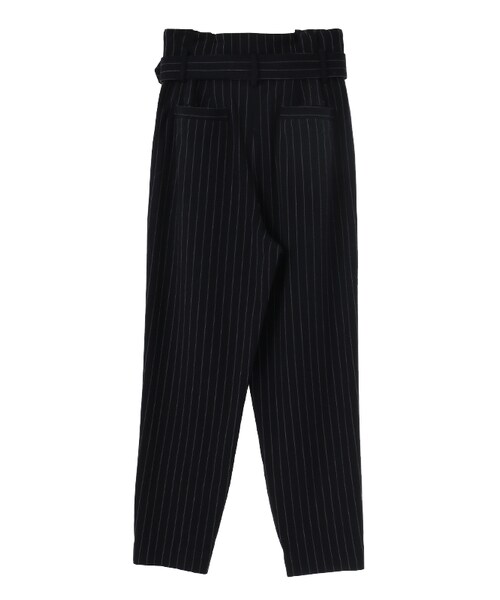 31 Sons de mode（トランテアン　ソン　ドゥ　モード）の「ベルト付ハイウエストロングパンツ〔冬ジャーナル#01掲載〕《予約アイテム》（パンツ・レディース・ネイビー/キャメル/ライトグレー・36/38）」の6枚目の写真