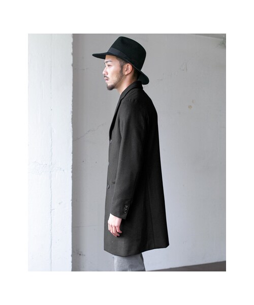 URBAN RESEARCH DOORS(アーバンリサーチドアーズ)の「Melton Chesterfield Coat(ジャケット/アウター・メンズ・Camel/Black/Navy/Charcoal・36/38/40)」の15枚目の写真