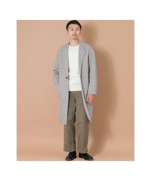 URBAN RESEARCH(アーバンリサーチ)の「ウールオーバーコート(ジャケット/アウター・メンズ・ブラウンレンガ/カーキ/グレー/ブラック・M/L)」の10枚目の写真