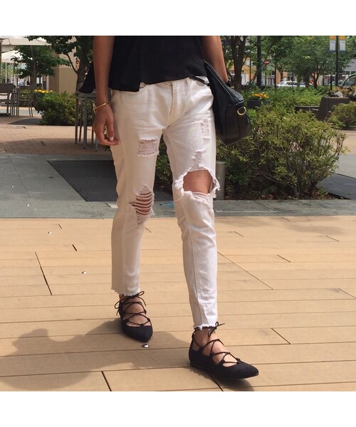 copine（コピン）の「切りっぱなしダメージデニム（デニムパンツ・レディース・その他）」の7枚目の写真