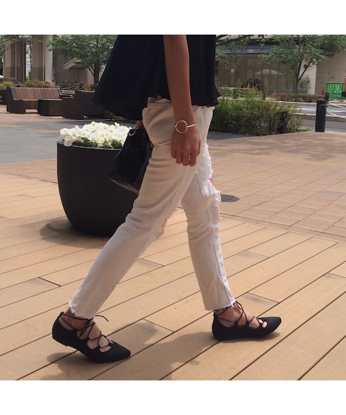 copine（コピン）の「切りっぱなしダメージデニム（デニムパンツ・レディース・その他）」の3枚目の写真