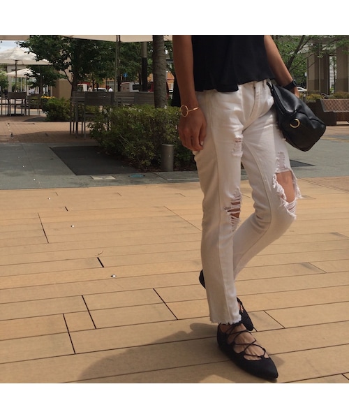 copine（コピン）の「切りっぱなしダメージデニム（デニムパンツ・レディース・その他）」の8枚目の写真