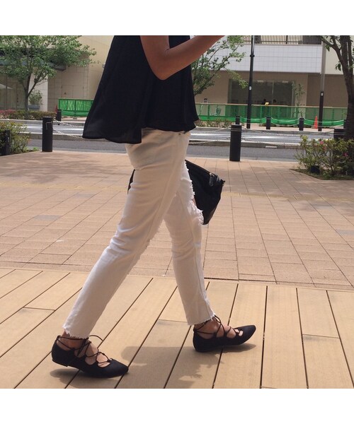 copine（コピン）の「切りっぱなしダメージデニム（デニムパンツ・レディース・その他）」の4枚目の写真