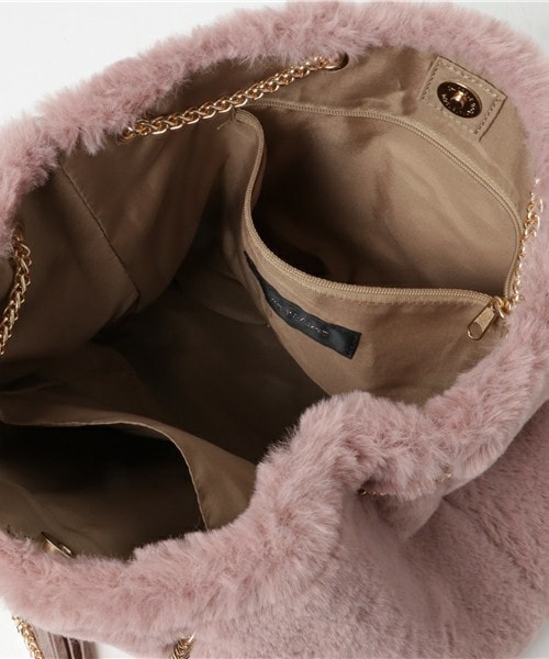 matelasse durer（マトラッセ デュレ）の「ファータッセルキンチャクバッグ（ショルダーバッグ・レディース・ブラック/ブラウン/ピンクベージュ・フリー）」の9枚目の写真