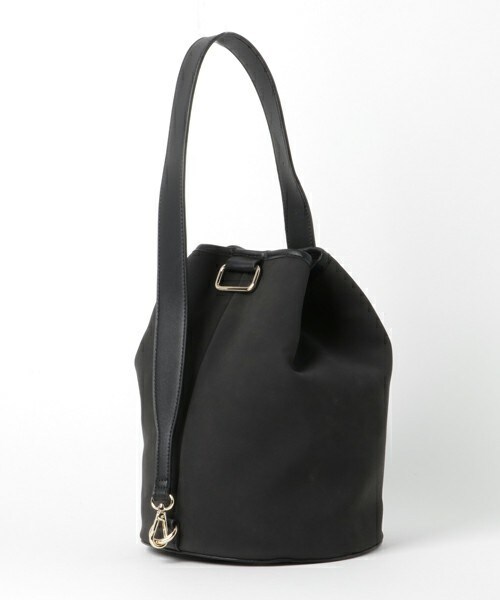 INTERPLANET（インタープラネット）の「スエードショルダーバッグ（トートバッグ・レディース・ブラック/ベージュ/ボルドー・フリー）」の4枚目の写真