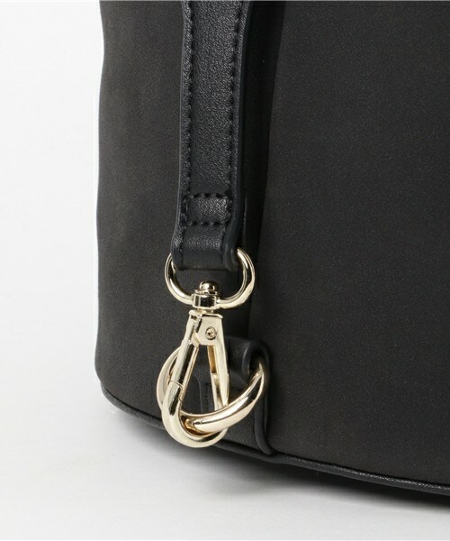 INTERPLANET（インタープラネット）の「スエードショルダーバッグ（トートバッグ・レディース・ブラック/ベージュ/ボルドー・フリー）」の6枚目の写真