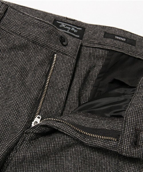 MEN'S BIGI（メンズビギ）の「ストレッチ ウールパンツ/ピンチェック（スラックス・メンズ・グレー/ネイビー・SS/S/M/L）」の10枚目の写真