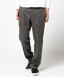 MEN'S BIGI | ストレッチ ウールパンツ/ピンチェック(スラックス)