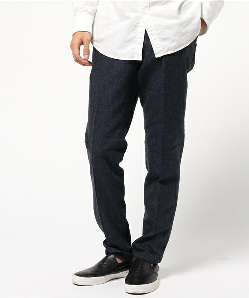 MEN'S BIGI（メンズビギ）の「ストレッチ ウールパンツ/ピンチェック（スラックス・メンズ・グレー/ネイビー・SS/S/M/L）」の2枚目の写真