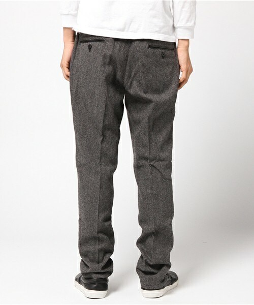 MEN'S BIGI（メンズビギ）の「ストレッチ ウールパンツ/ピンチェック（スラックス・メンズ・グレー/ネイビー・SS/S/M/L）」の4枚目の写真