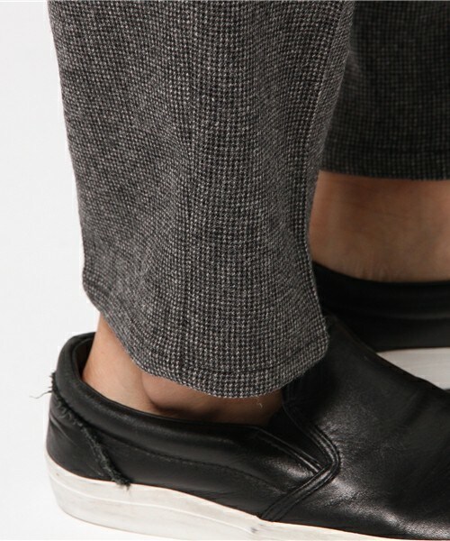 MEN'S BIGI（メンズビギ）の「ストレッチ ウールパンツ/ピンチェック（スラックス・メンズ・グレー/ネイビー・SS/S/M/L）」の9枚目の写真