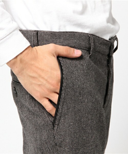 MEN'S BIGI（メンズビギ）の「ストレッチ ウールパンツ/ピンチェック（スラックス・メンズ・グレー/ネイビー・SS/S/M/L）」の8枚目の写真