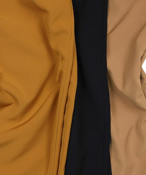 RANDA(ランダ)の「フロントタックサロペット(パンツ・レディース・ベージュ/マスタード/ブラック・0/1)」の10枚目の写真