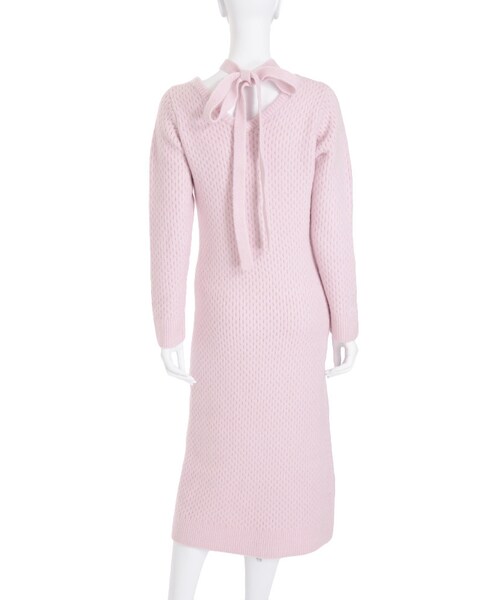 EATME（イートミー）の「2WAYクロスニットワンピース（ワンピース/ドレス・レディース・グレー/ブラック/ピンク）」の12枚目の写真