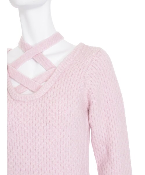 EATME（イートミー）の「2WAYクロスニットワンピース（ワンピース/ドレス・レディース・グレー/ブラック/ピンク）」の15枚目の写真