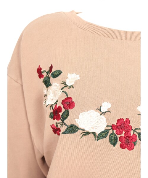 jouetie（ジュエティ）の「シシュウショートプルオーバー（トップス・レディース・オフホワイト/ブラック/ベージュ）」の11枚目の写真