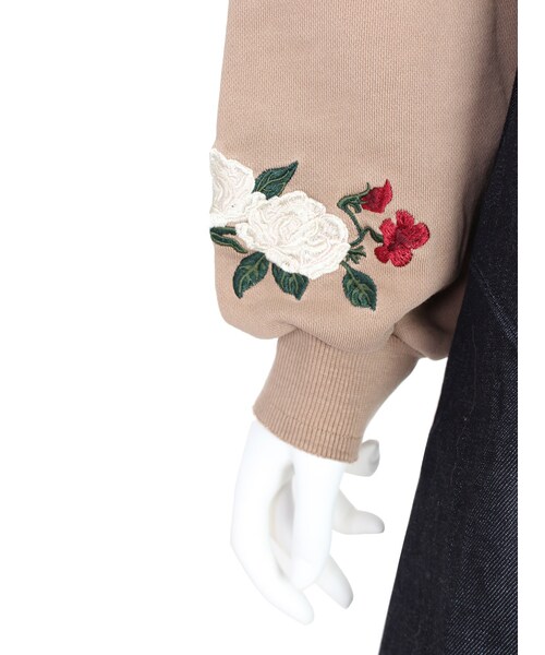 jouetie（ジュエティ）の「シシュウショートプルオーバー（トップス・レディース・オフホワイト/ブラック/ベージュ）」の13枚目の写真