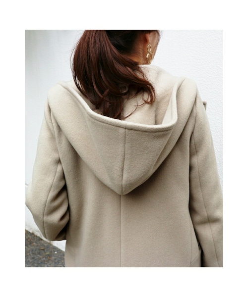 IENA（イエナ）の「《予約》ラムウールフードダブルコート◇（）」 - WEAR