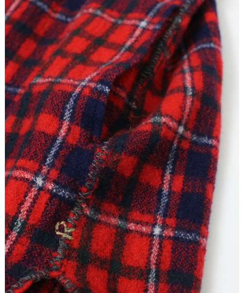 45R赤チェックチュニック