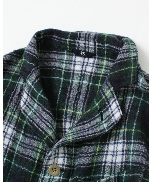 45R（フォーティファイブアール）の「フロートタータンチェックシャツ