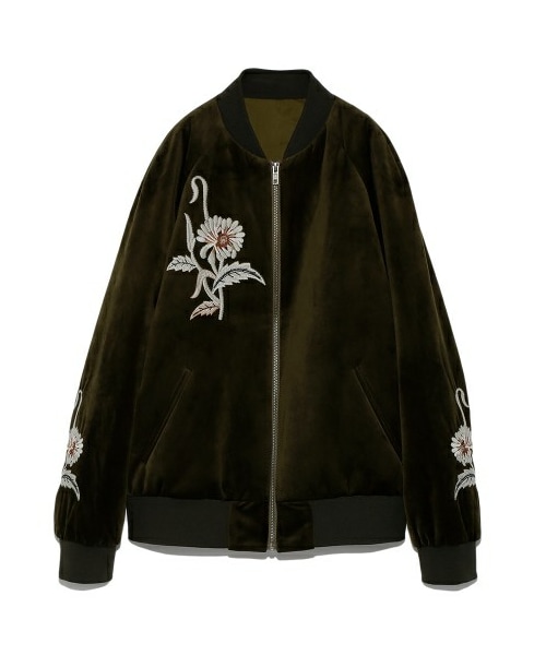 Mila Owen（ミラオーウェン）の「ベルベットスカジャン（ブルゾン